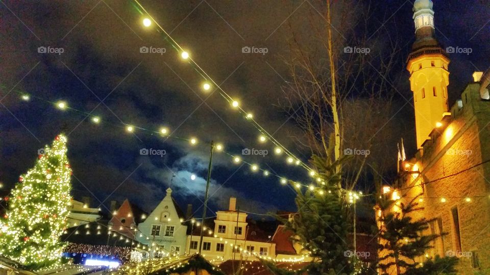 Nigth in Tallinn