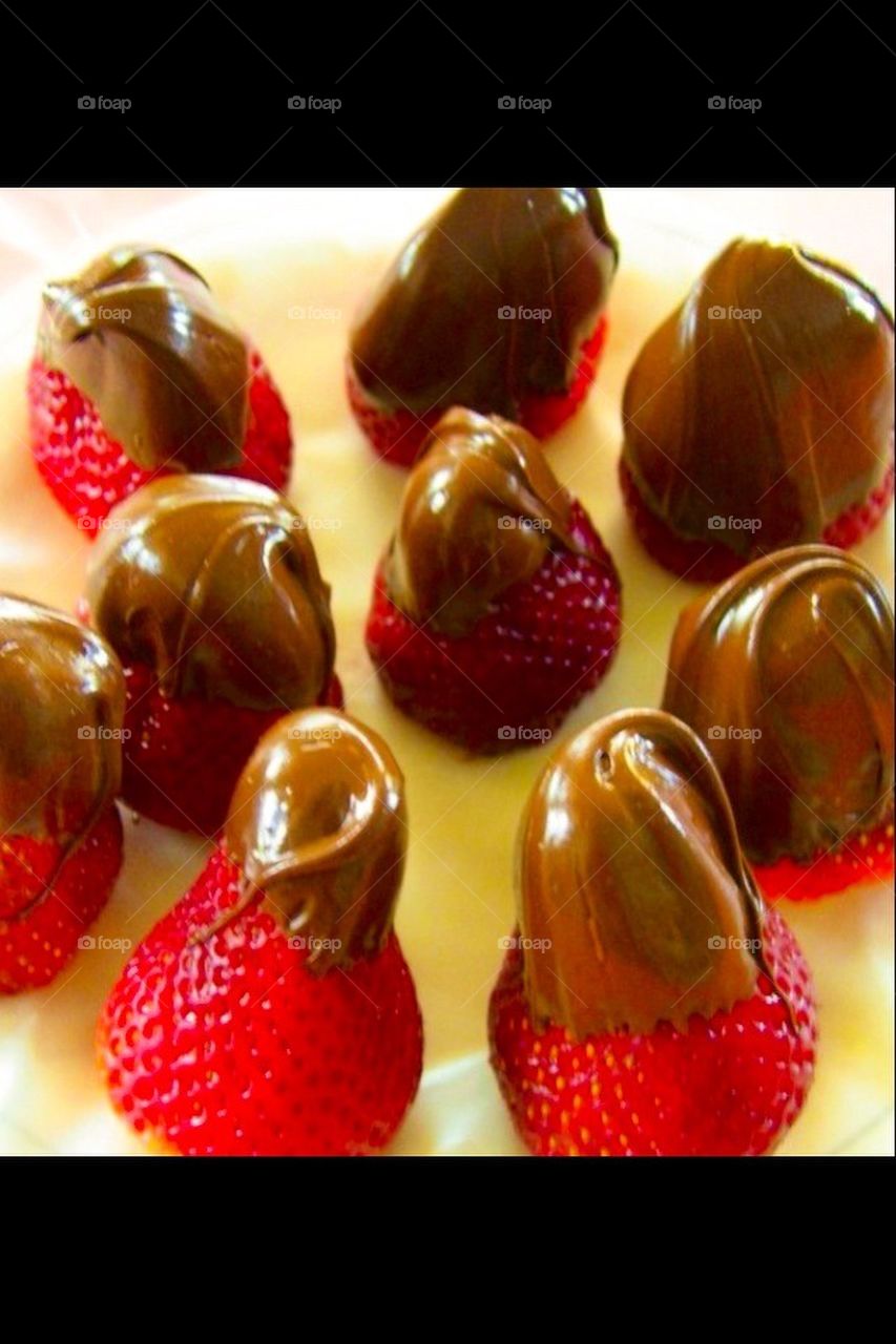 Choc strawberries