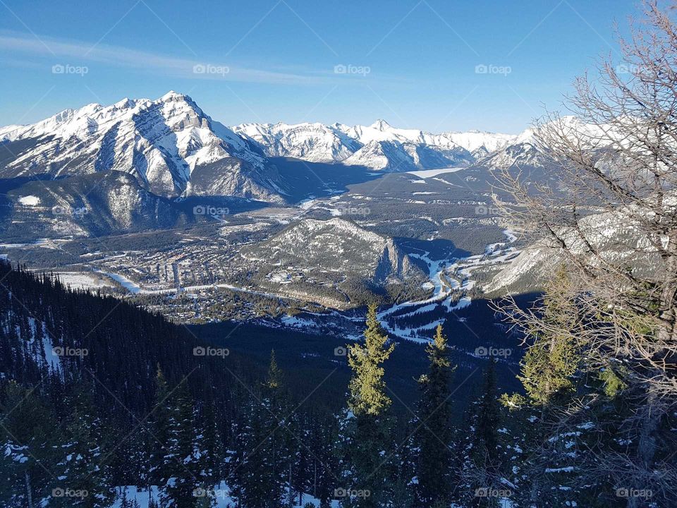 Banff sulfur mountain hike