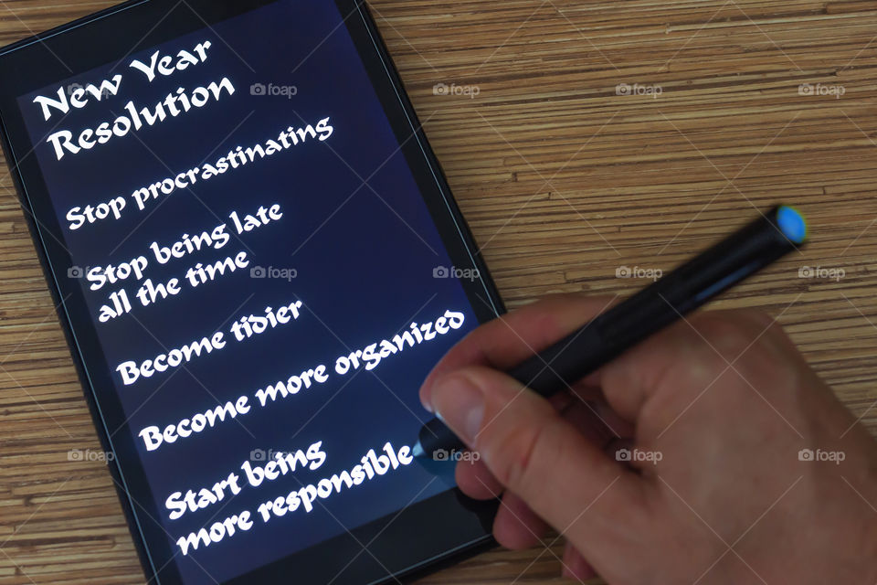 New Year Resolution / Responsibility