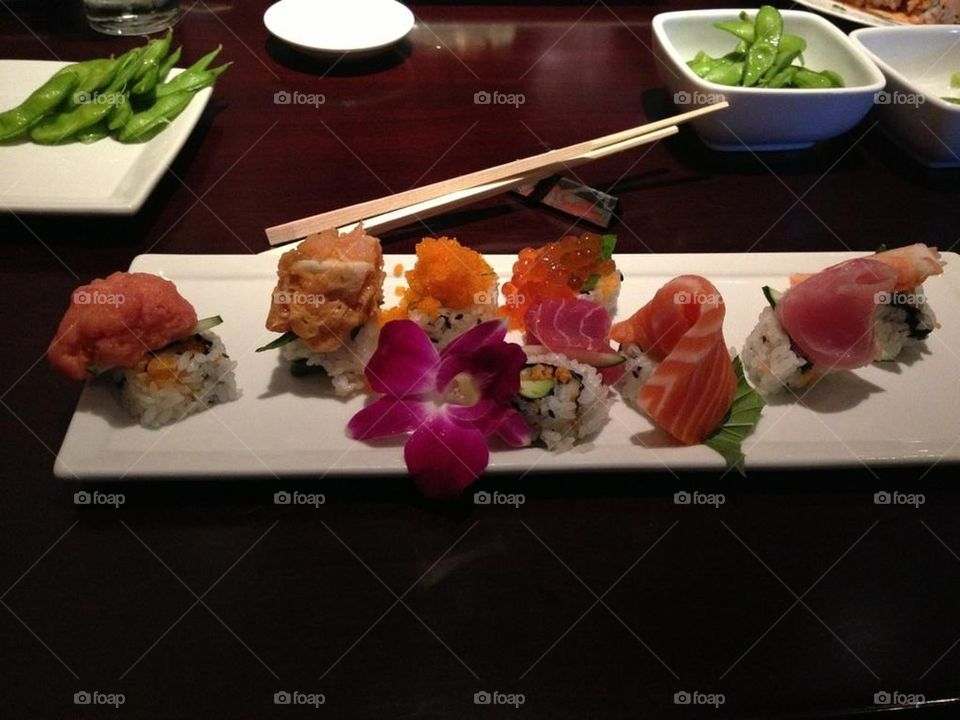 pink flower food purple by itsAus