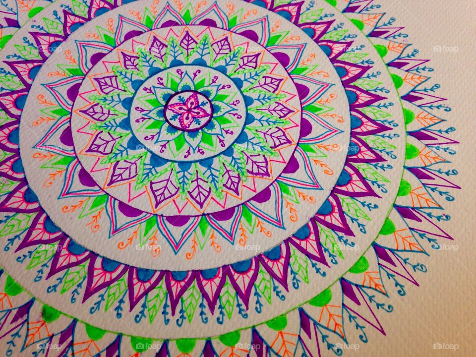 Colorful mandala 