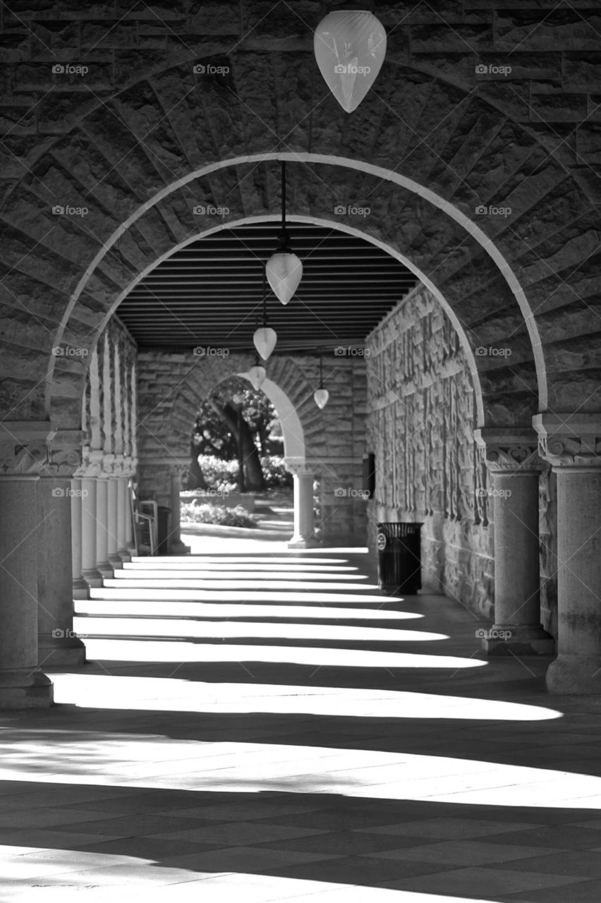 HALLOWD HALLS. Hallway at Stnford University