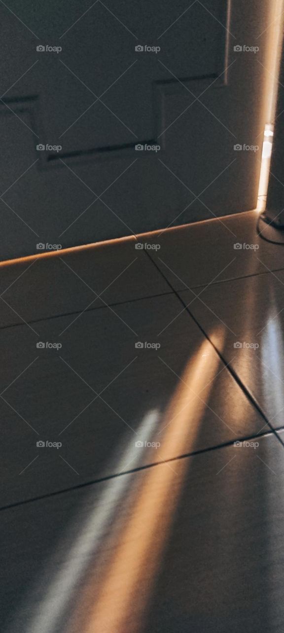 Light from the door crack