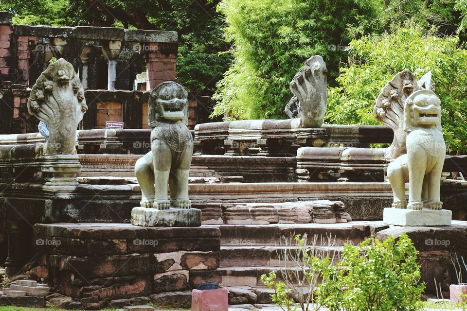 The naga ladder phimai thailand
