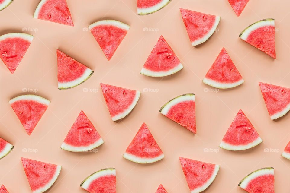 Sliced watermelon 