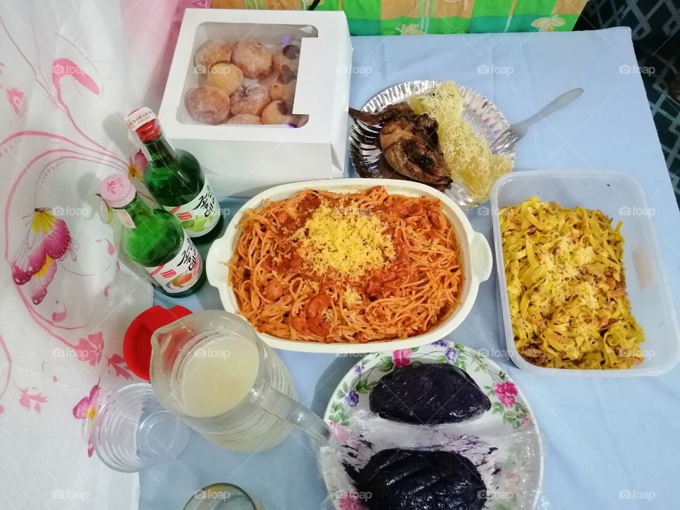 Celebrating holiday season with simple dishes.