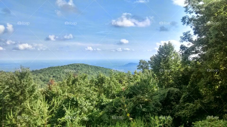 Blue Ridge mountains in Georgia