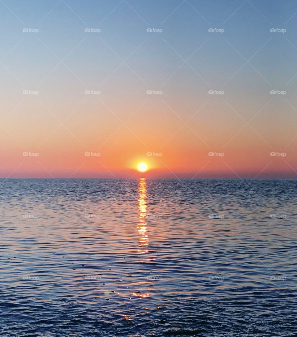 Lake Michigan sunrise 