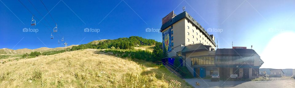 Molika hotel, on Shara mountain, unique in the world where you can go from skis directly in hotel! Its placed  on Kosovo and Metohija Serbia 