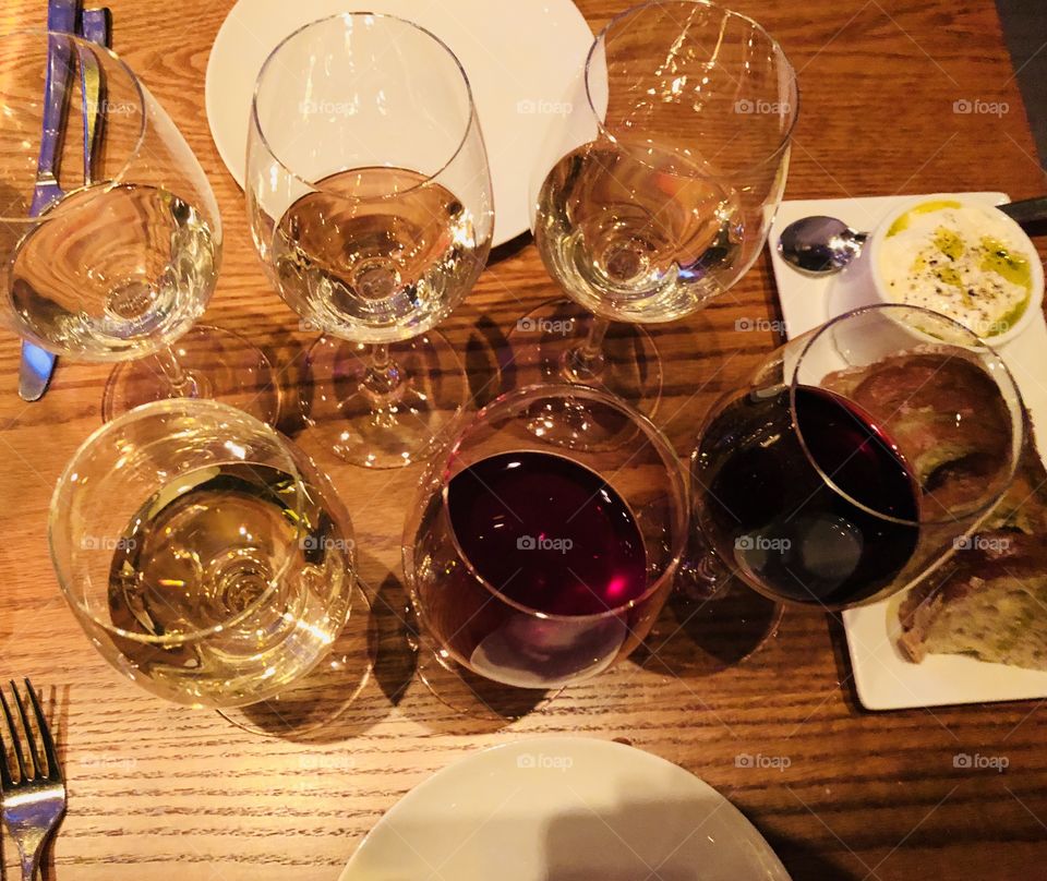 Blind wine tasting 