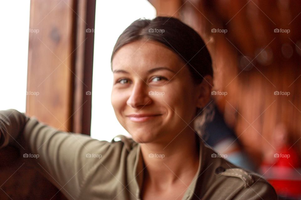 Smiling brunette 