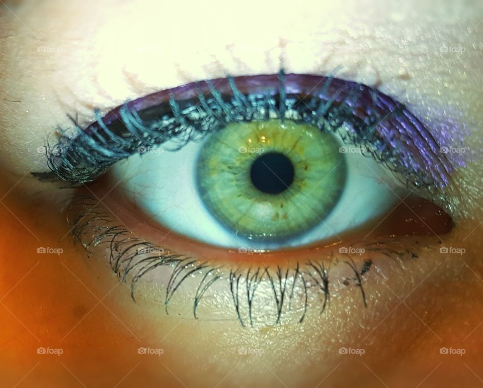 My Green Iris extremely close up