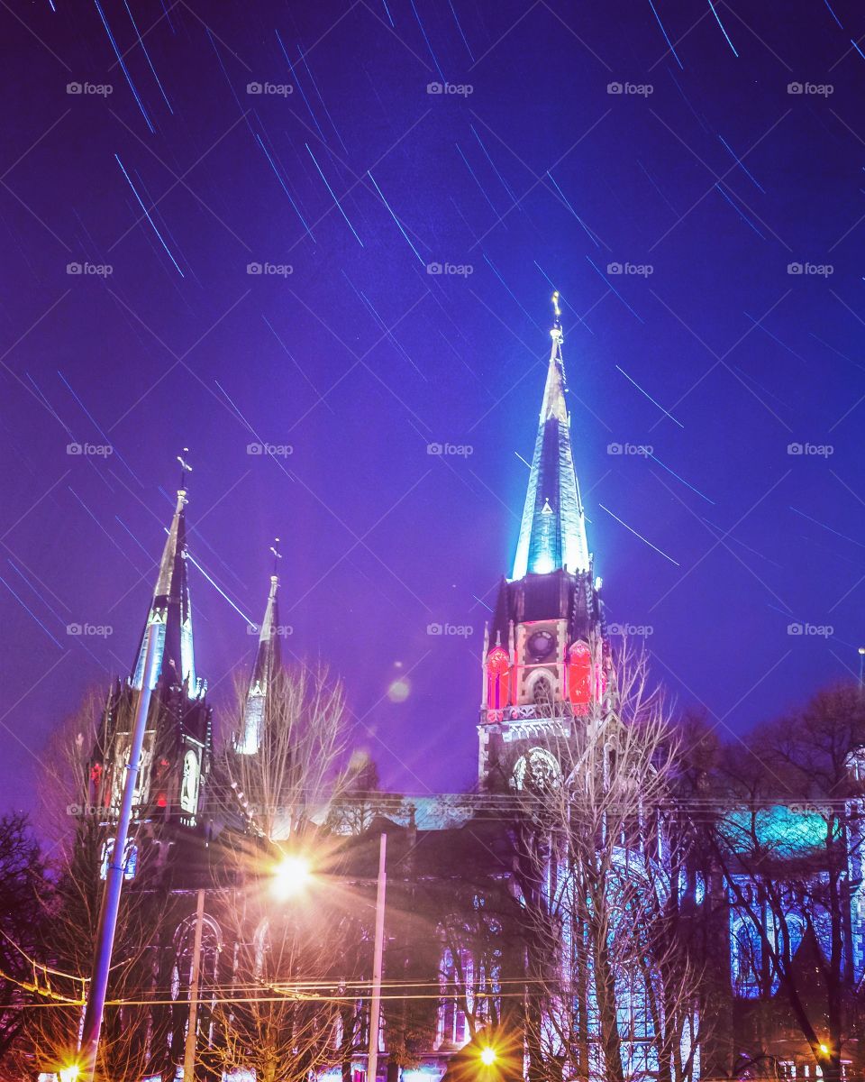 St. Olga and Elizabeth cathedral in Lviv city