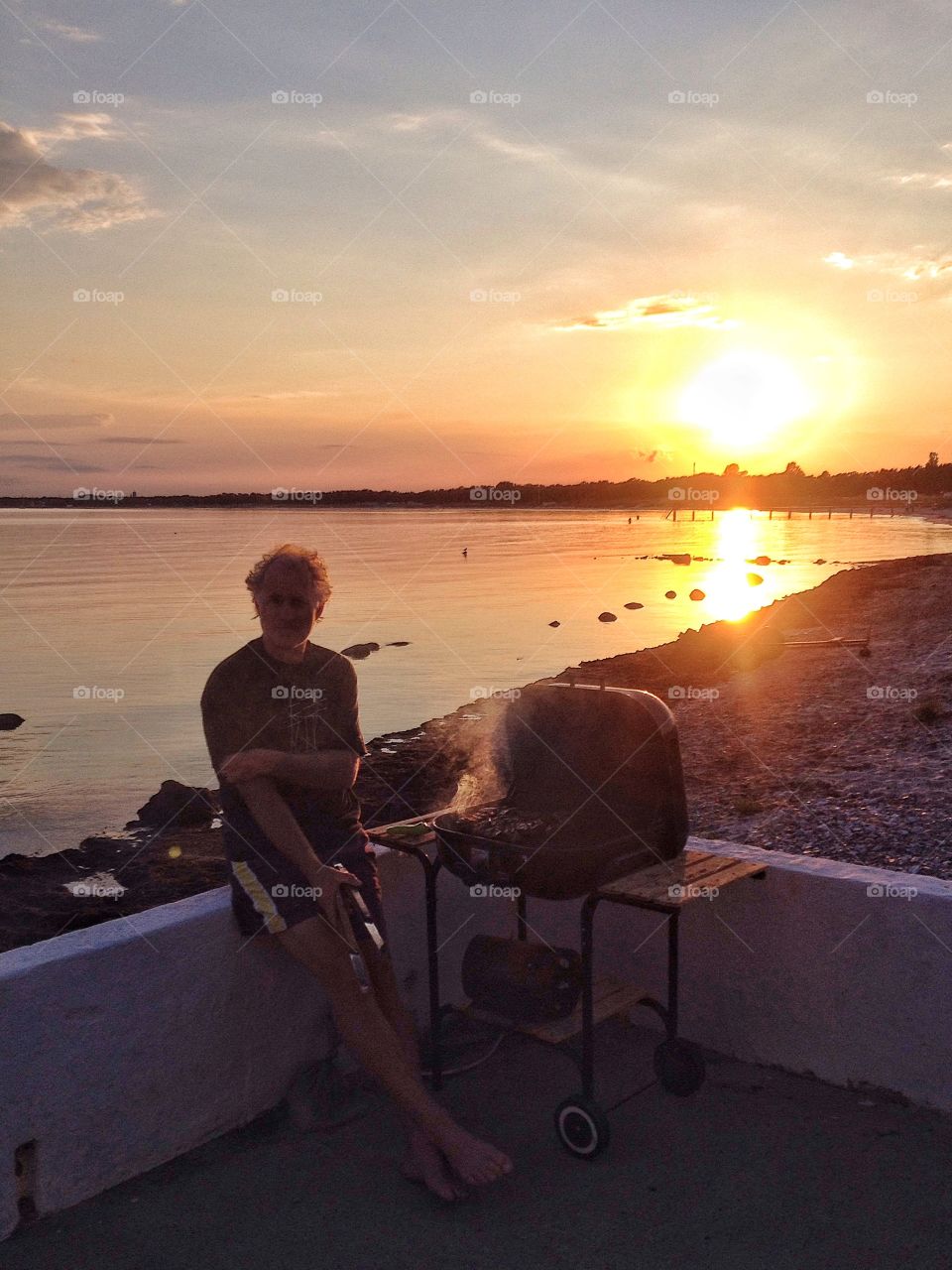 Bbq by the sea