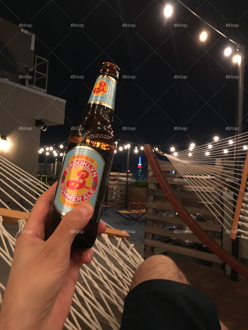 Beers and rooftop hammocks