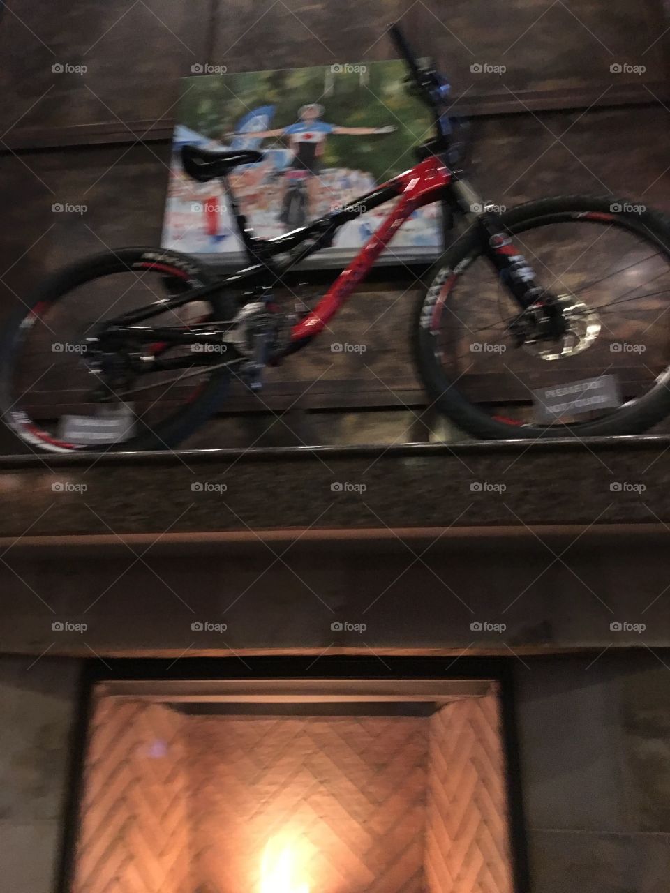 Bike on the wall