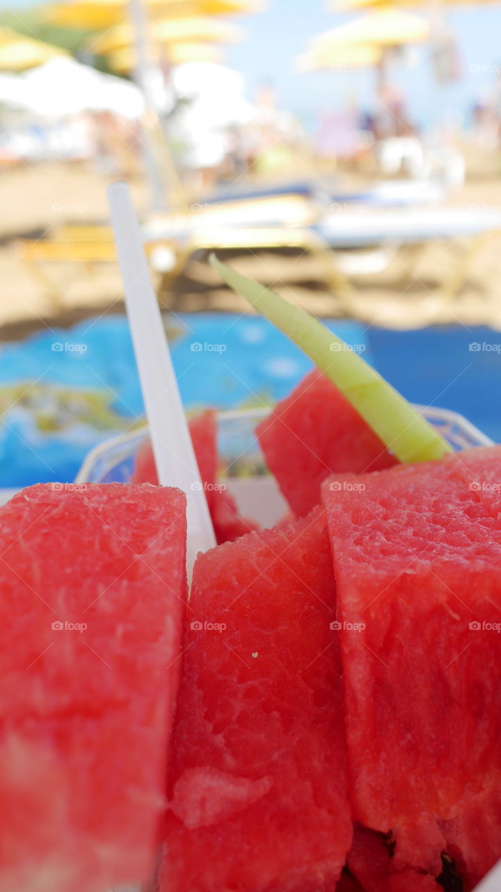 Watermelon slices