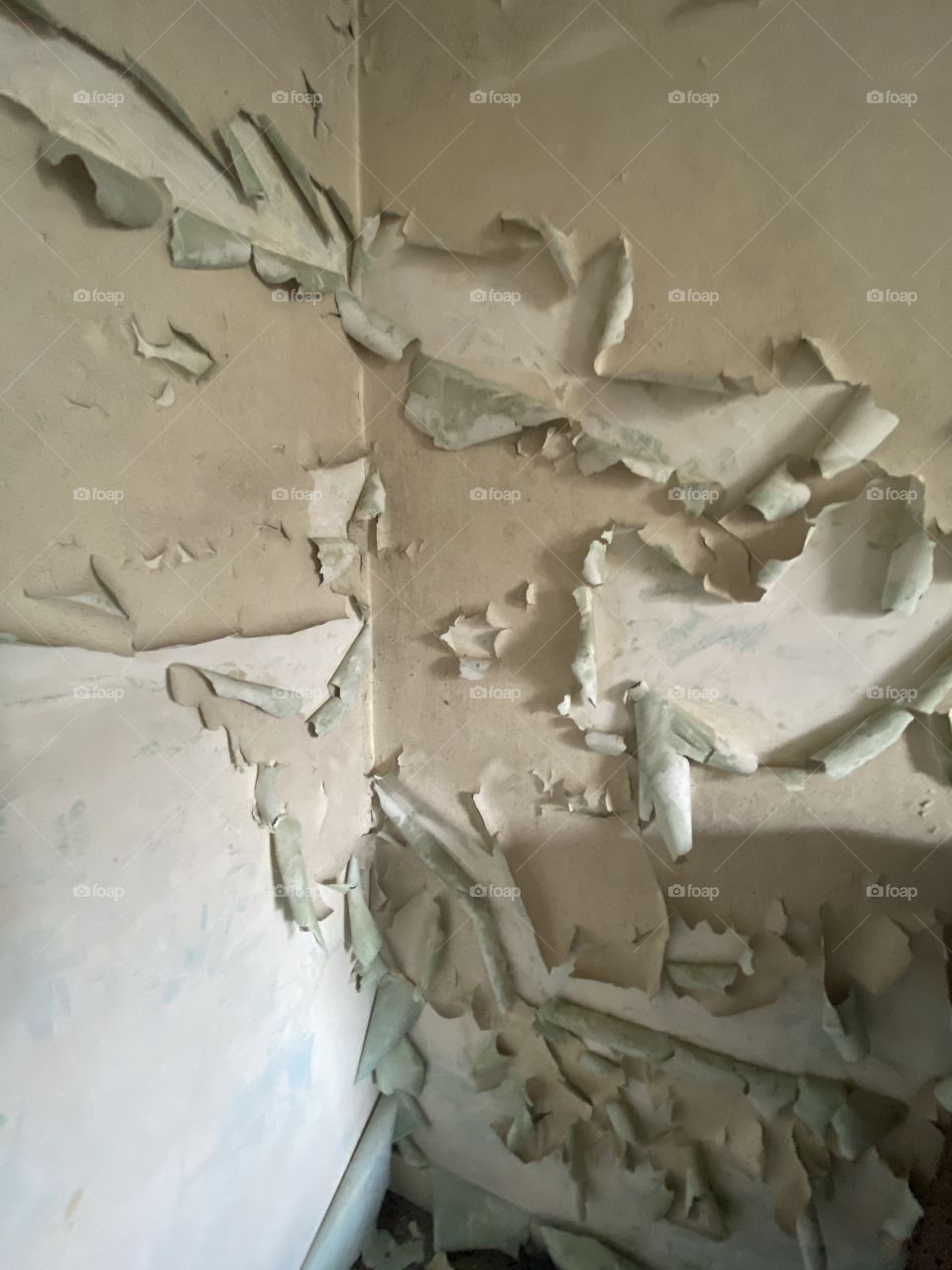 Peeling paint