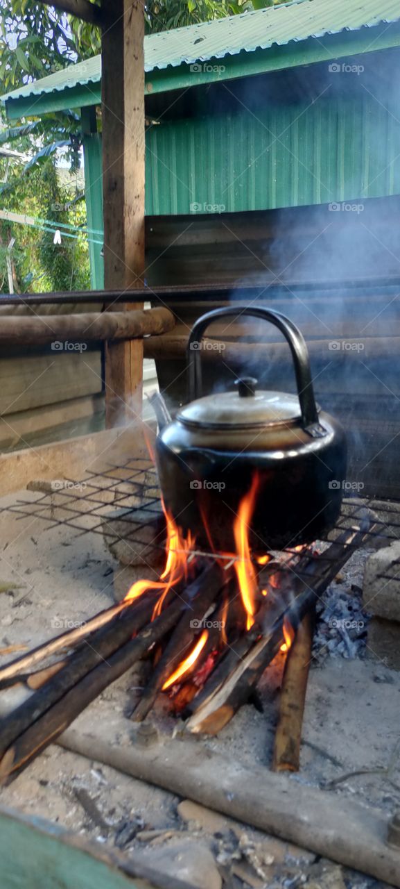 boil water on firewood