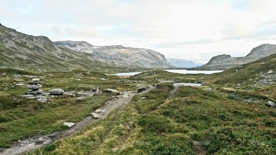 The rough nature in Norway