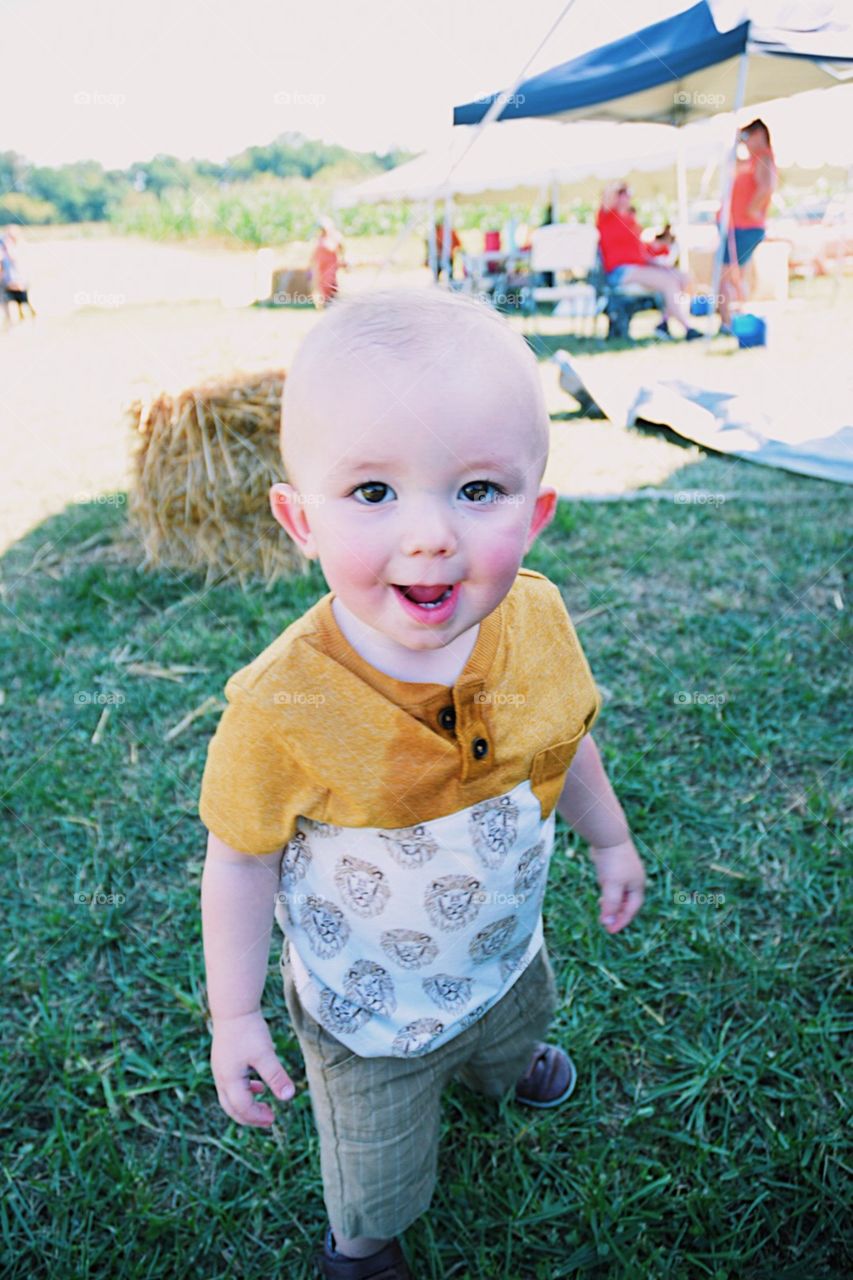 Little cutie at the fall festival 