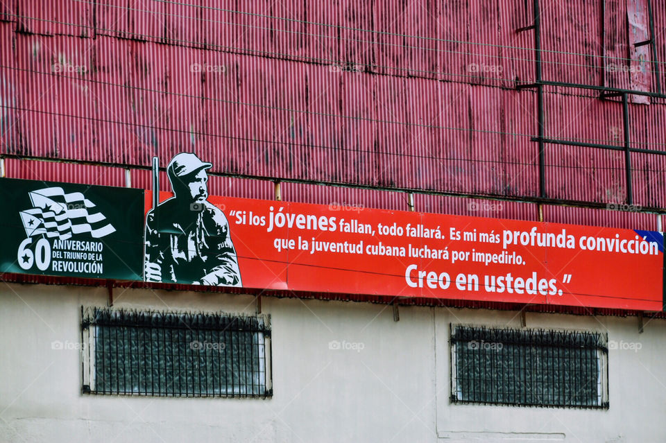 Propaganda In Santiago De Cuba