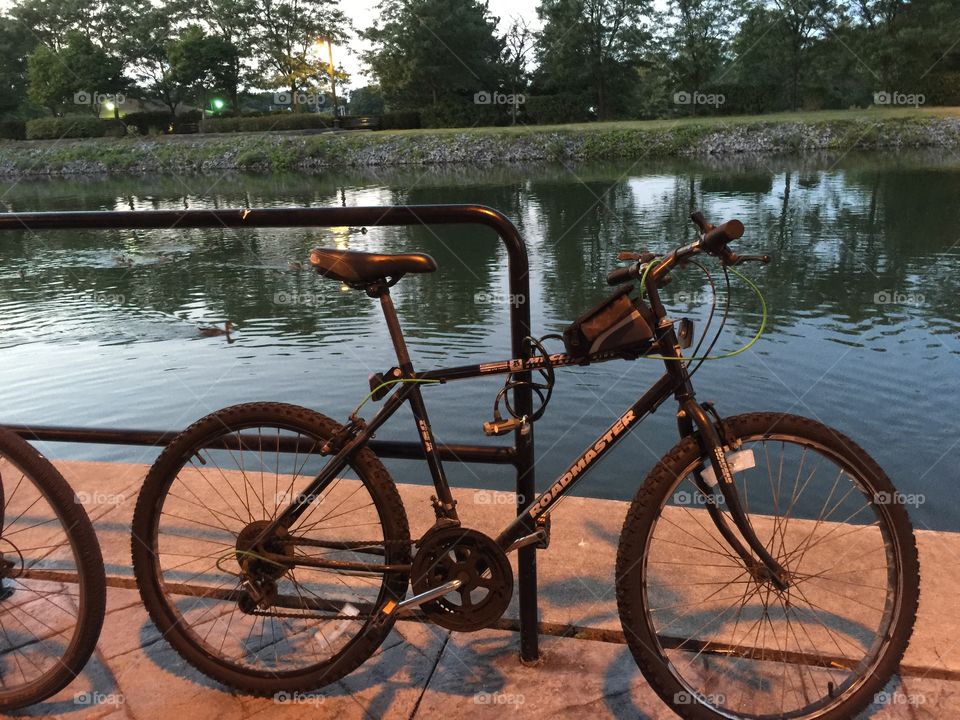 The bike. At the Erie Canal