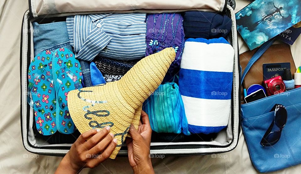 Suitcase for holiday