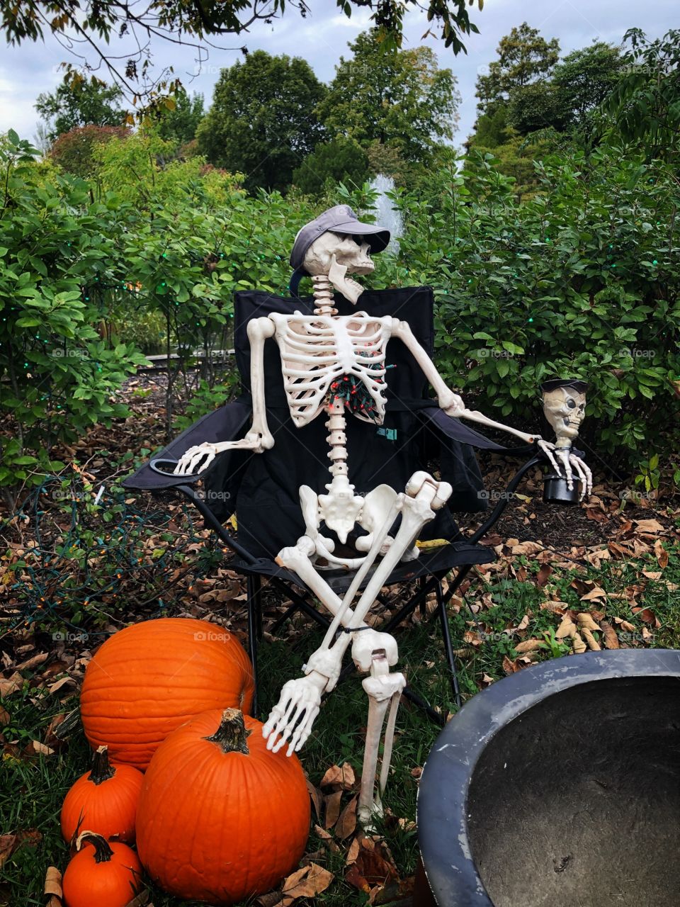 Relaxing skeleton 