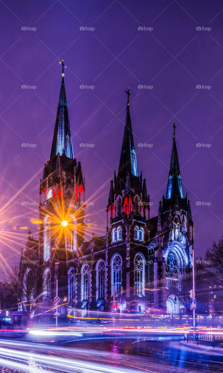 St. Olga and Elizabeth cathedral in Lviv city