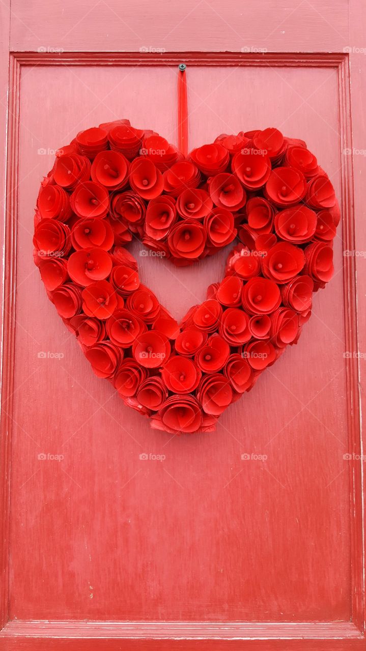 red door red heart