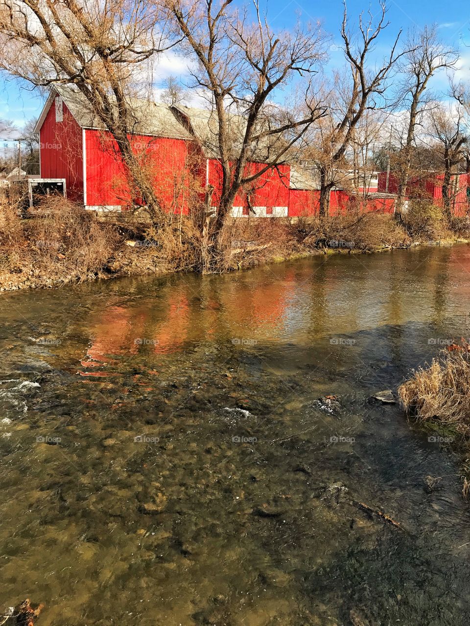 Ellicott creek red barn