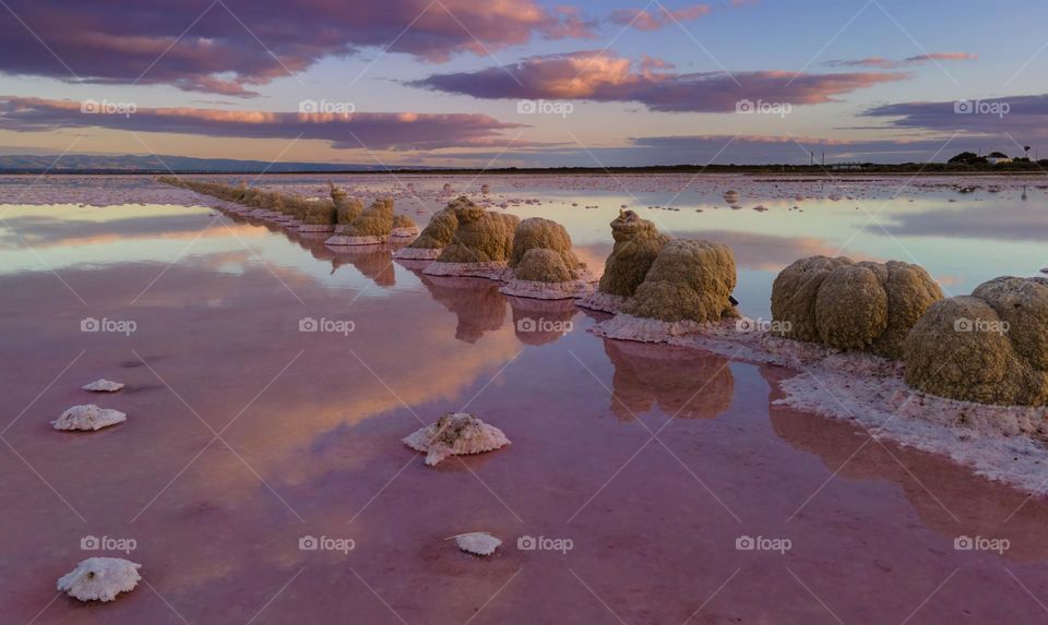 Pink St Kilda Salt Flats