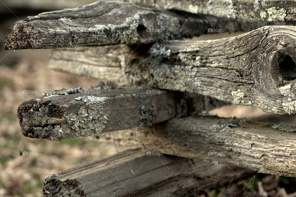 This is a up close shot of a wooden fence.