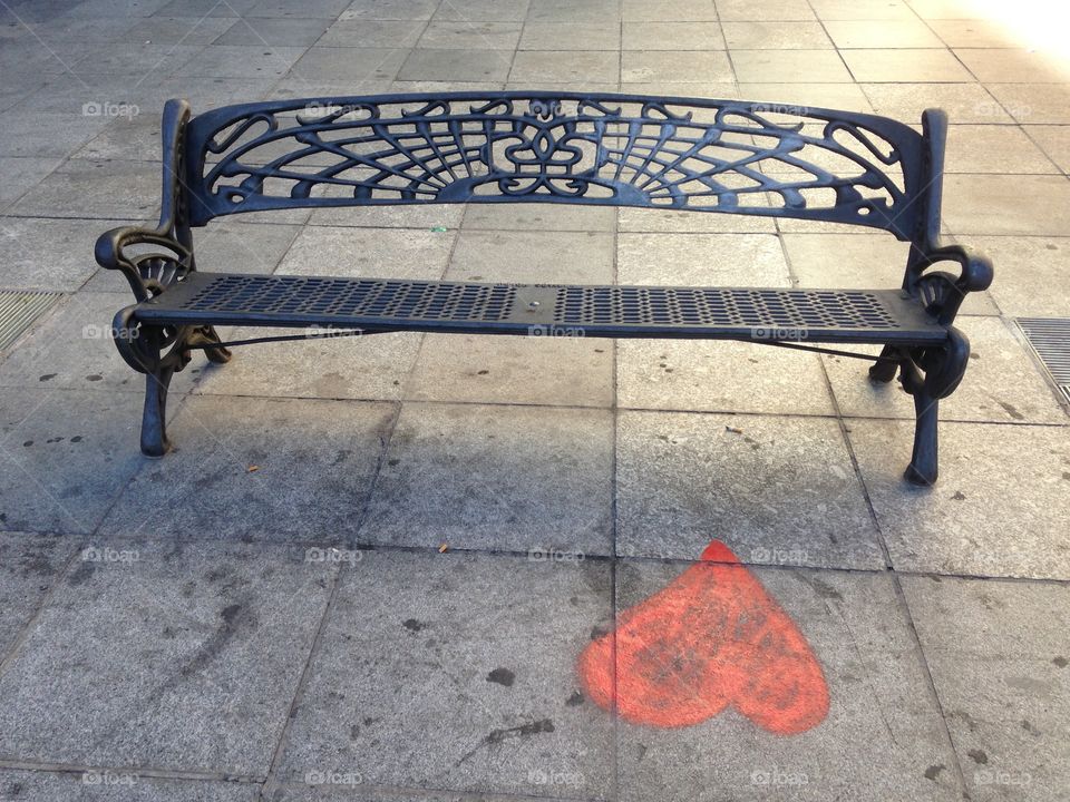 Bench, Seat, Pavement, Street, Chair