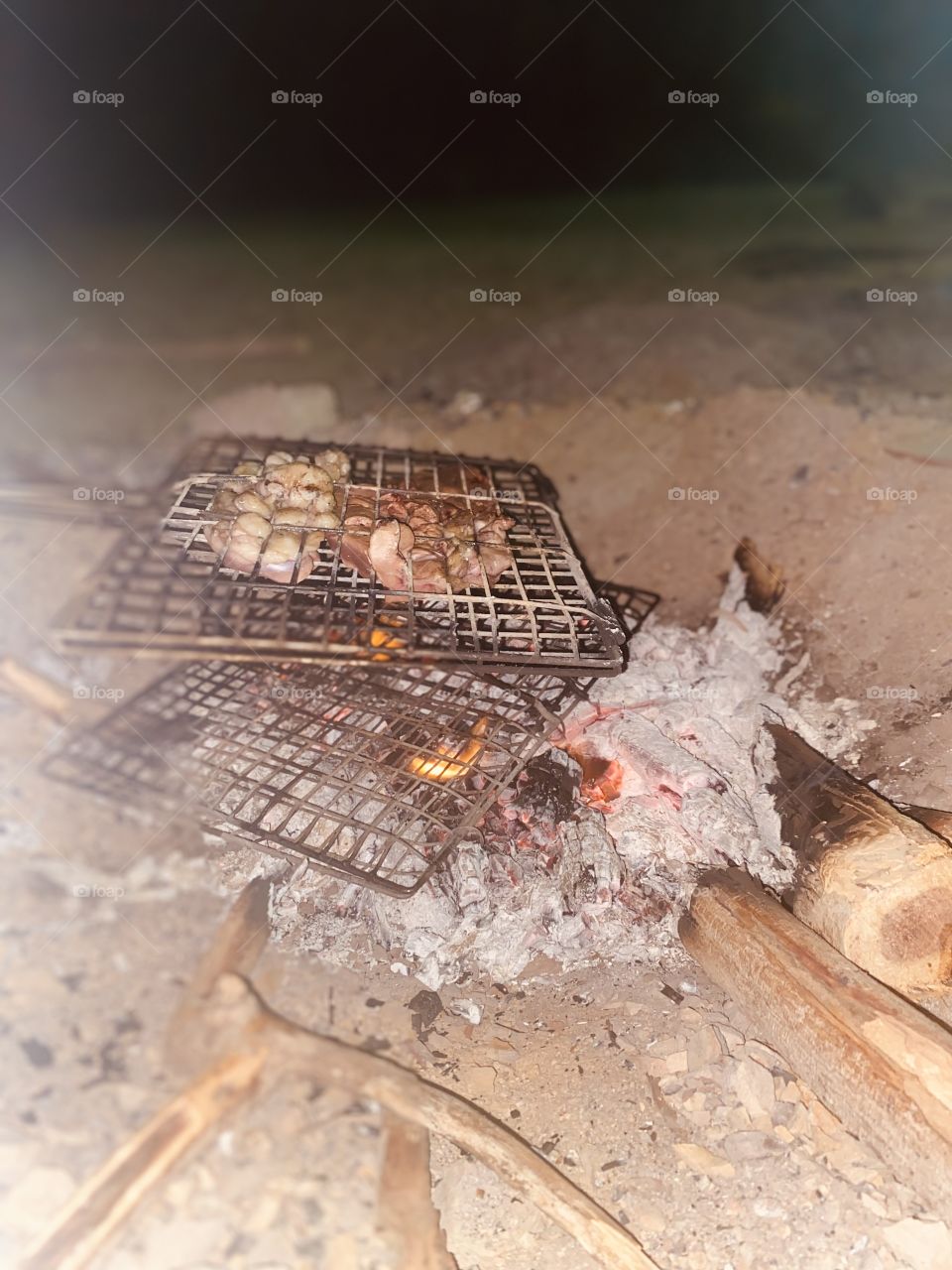 Barbecue party in my village on the occasion of the Saudi National Day