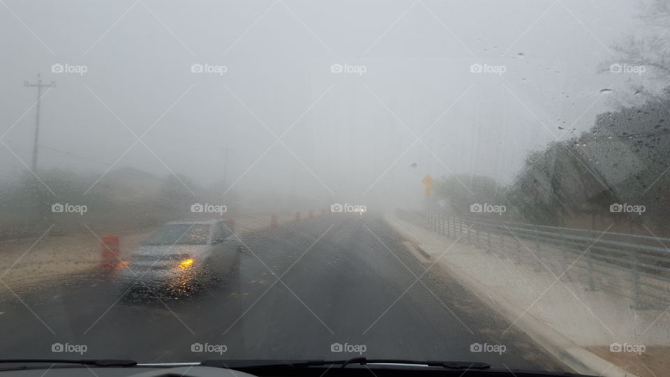 foggy drive