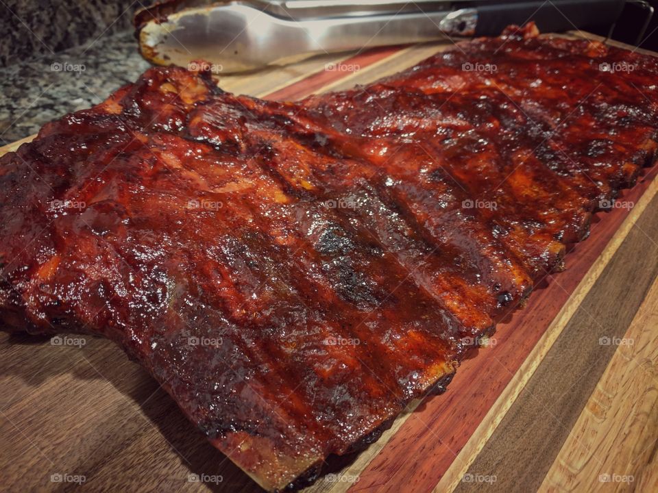 Smoked Spare Ribs