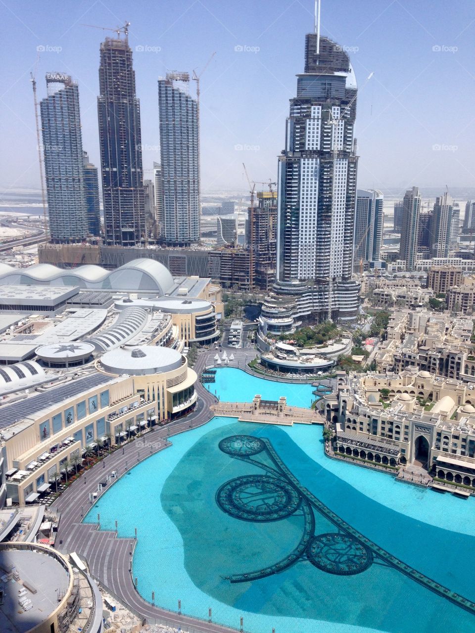 Dubai from 38th floor of Amani hotel