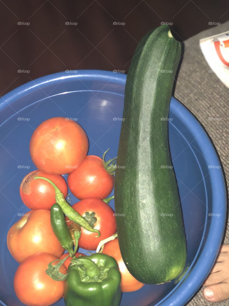 First harvest from our garden