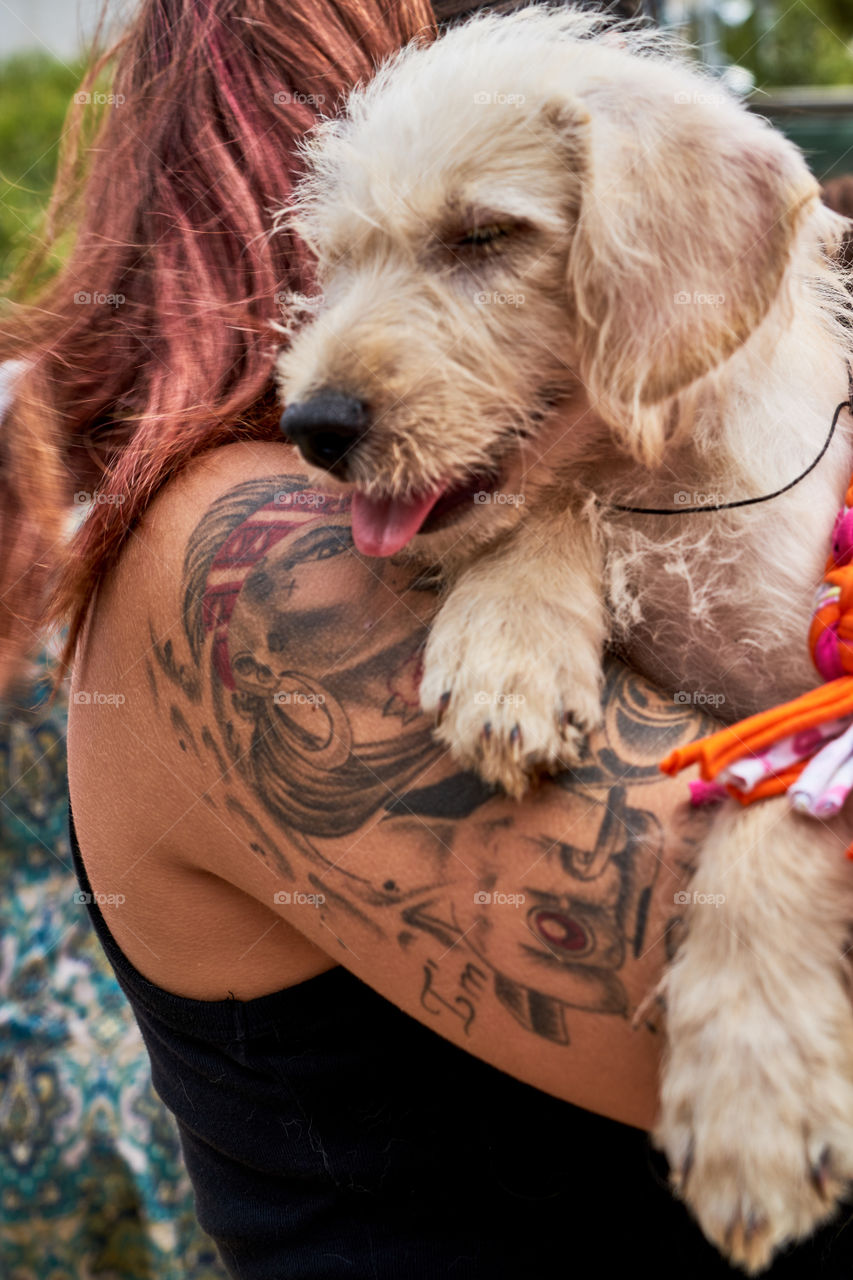 Tattoo and Puppy 