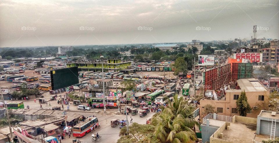khulna sonadanga bus stand, Bangladesh