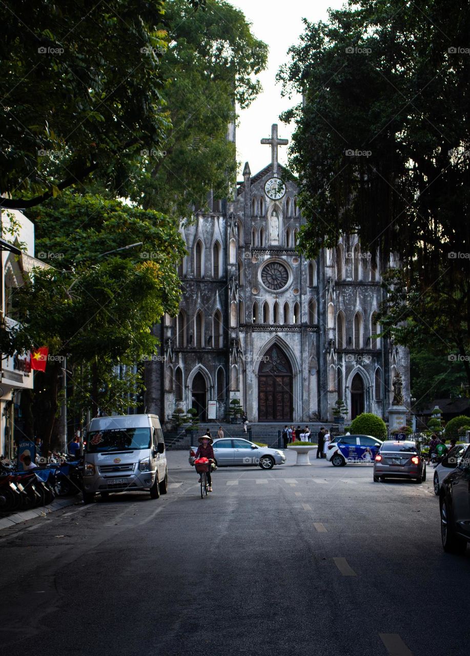 Catholic Church in Hanoi Vietnam 