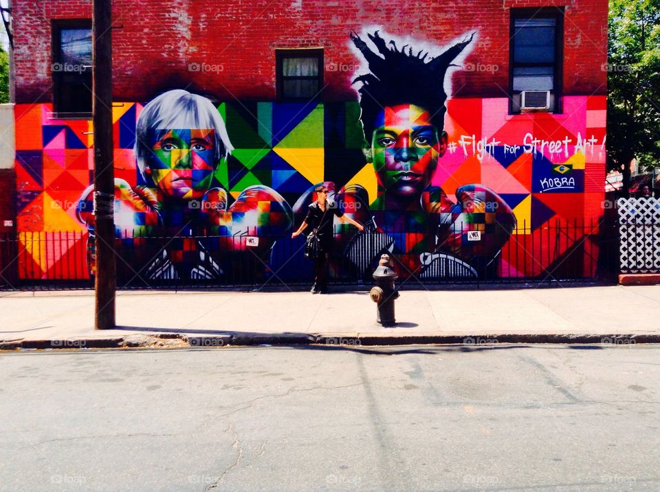 Graffiti NYC. Fight for street art