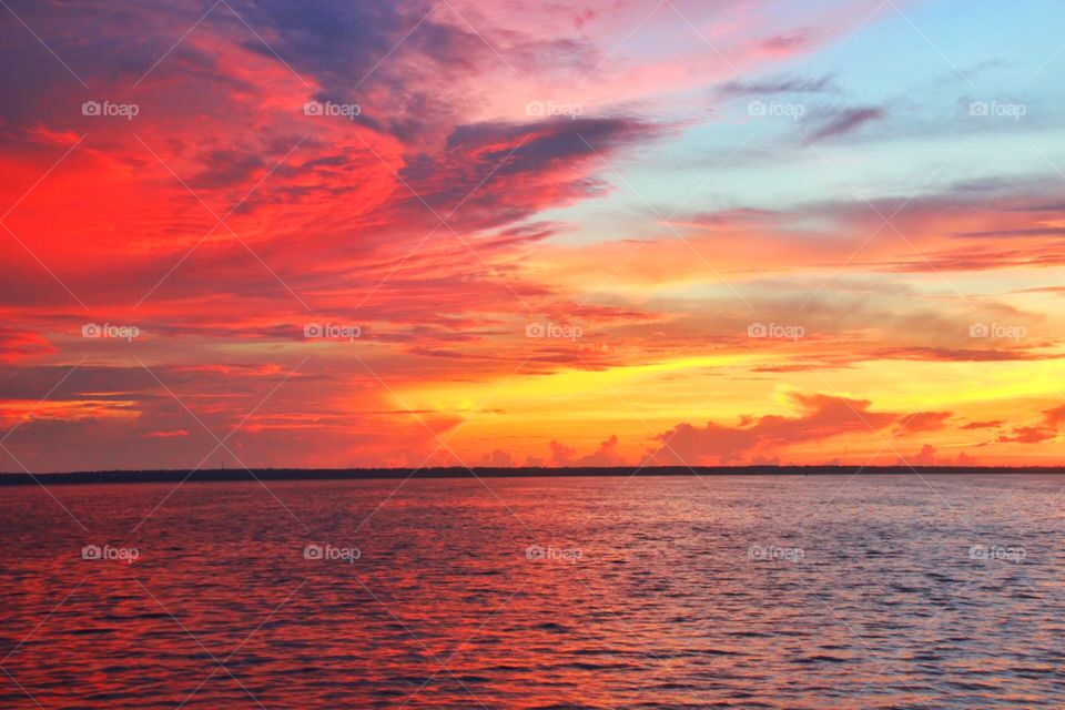 Sunset, Dawn, Water, Dusk, No Person