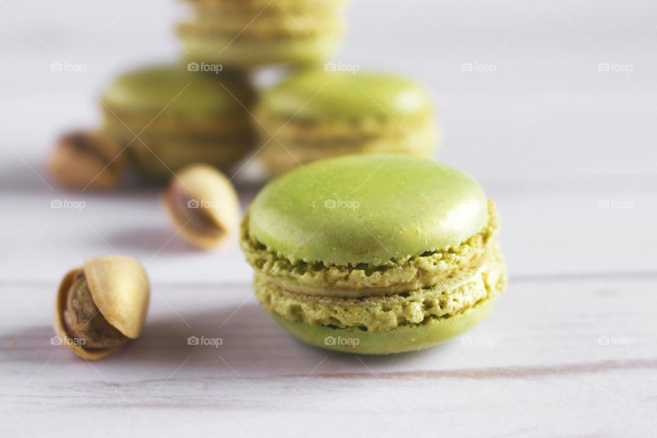 green macarons