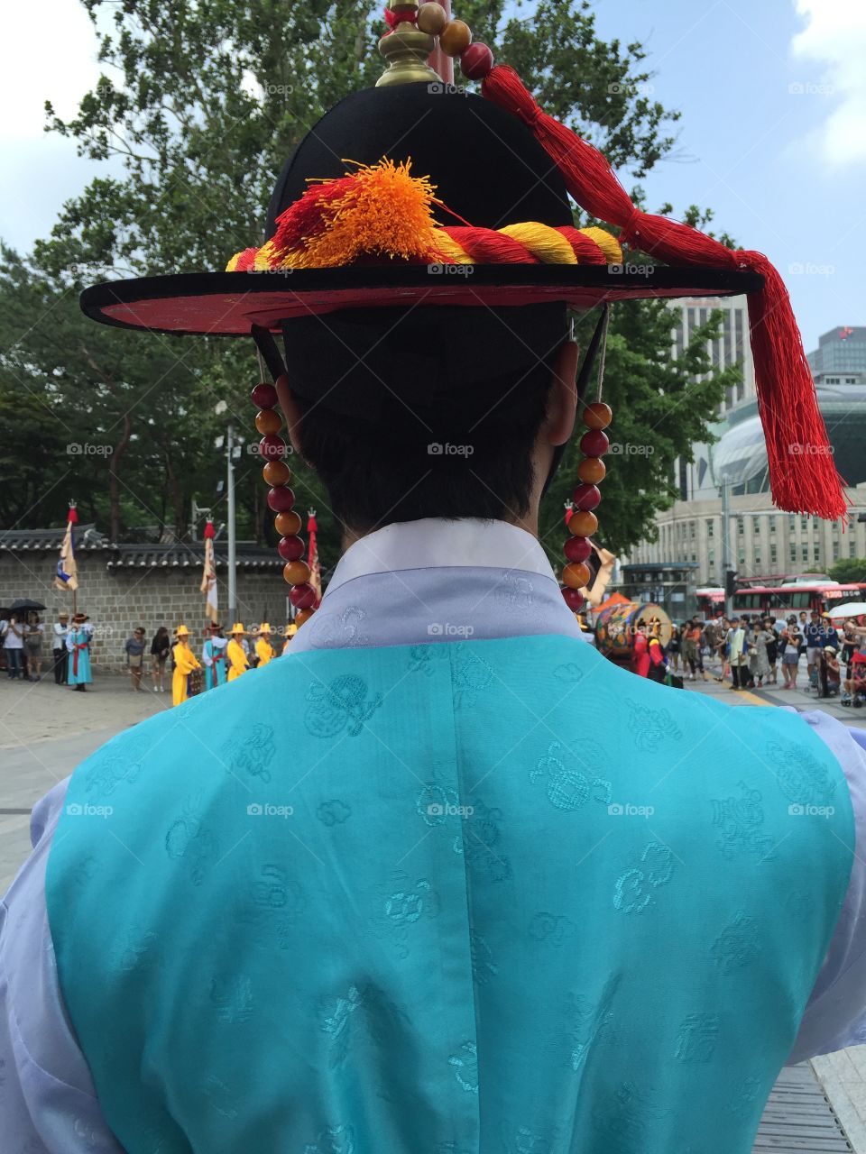 Changing of the Guard at Deoksugung Palace in Seoul, South Korea