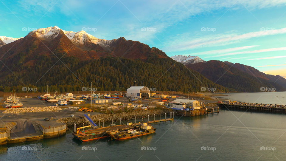 Fall shipyard work in Alaska 