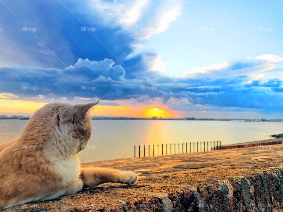 Sunset at San Juan Puerto Rico 